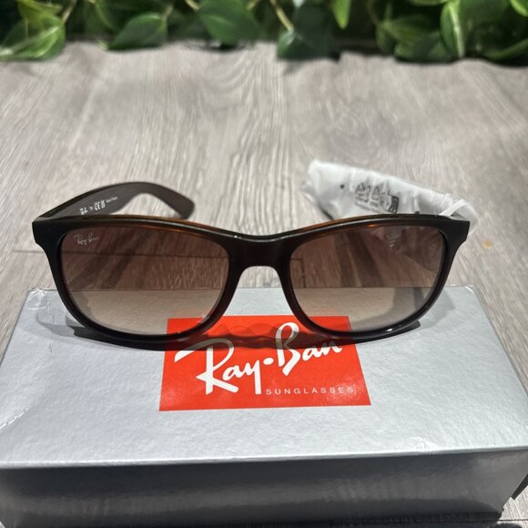 RAY BAN RB4202 607313 ANDY Matte Brown / Brown Grandient 55mm Sunglasses NEW main image 7